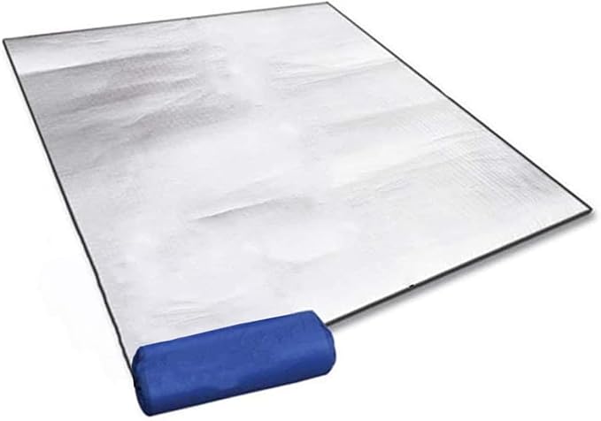 Camping Foam Aluminum foil mat Heat-Insulating Moisture-Proof and Heat-Reflective can be Used as a Sleeping mat