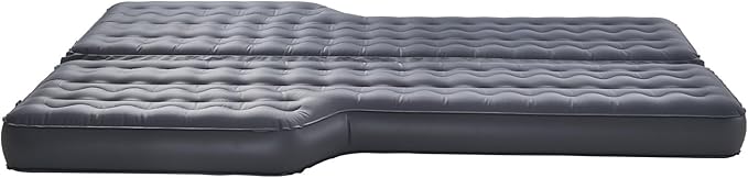 VEVOR Car Air Mattress Inflatable Car Camping Mattress Oxford Thickened Travel Beds Comfortable and Durable Portable Sleeping Pad with Air Pump Nozzle Carry Bag Fits Most SUV MPV Sedan Gray