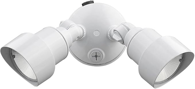 Acclaim LFL2WH LED FloodLights Collection 2-Light Outdoor Light Fixture Gloss White