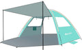 Gorich Beach Tent with Canopy - Easy Setup 3-4/5-6/7-8 Person Portable Sun Shelter UPF 50+ UV Protection Sun Shade Lightweight &amp Compact Beach Cabana for Family Travel