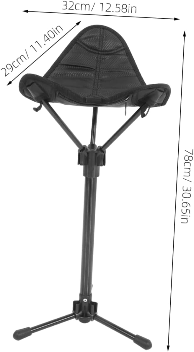 Portable Stool Telescoping Height for Camping Hiking Fishing and Outdoor Activities Lightweight and Outdoor Folding Chair
