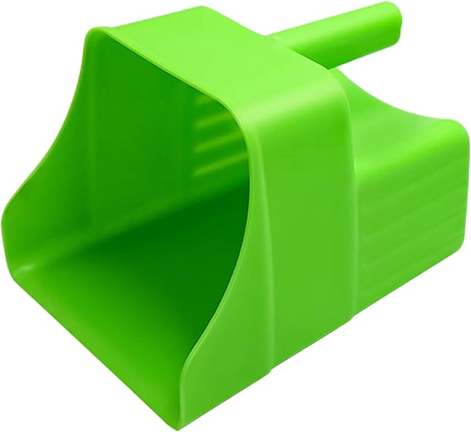 Utility Scoop Food Service Scooper Large Capacity Green for Ice &amp Ingredient Use Suitable for Restaurant Kitchen Feed Scoop