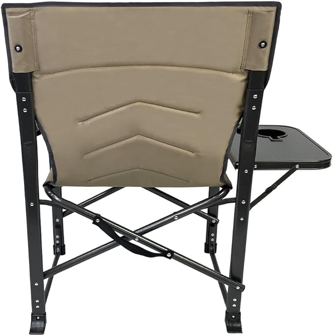XL Directors Chair - Heavy-Duty Camping Chair with Table Perfect for Camping and Outdoor Activities - 400 lbs. Capacity