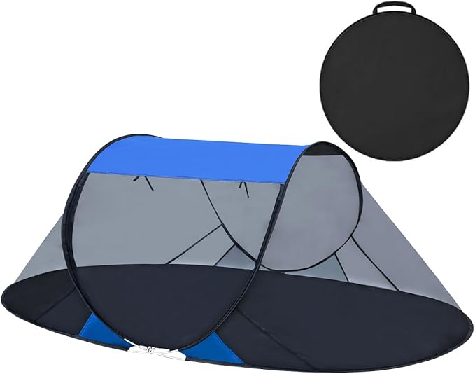 Akiky Pop Up Mosquito Tent for Camping1 Person Camping Tent with Bug Screen TentMosquito Net Foldable Portable for Adults Kids