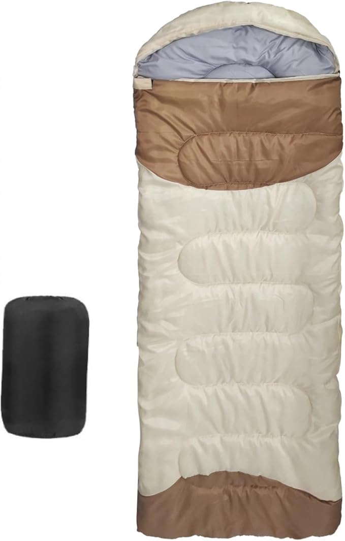 Adult Winter Sleeping Bag - Comfortable Temperature Range Below Zero - Camping Sleeping Bag - Thick Filling Waterproof Fabric Suitable for Outdoor Hiking Mountaineering Snow Camping