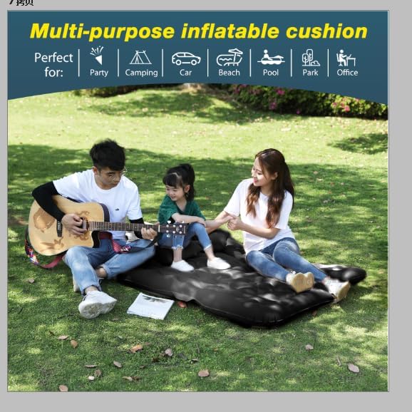 SUV Air Mattress Camping Bed - Car Mattress Back Seat Portable Foldable Car Air Bed SUV Sleeping Pad Car Bed Mattress for Sedan SUV Truck 1#1