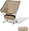 Portable Folding Camping Chair with Aluminum Backrest Lightweight Picnic and Fishing Chair for Outdoor Activities