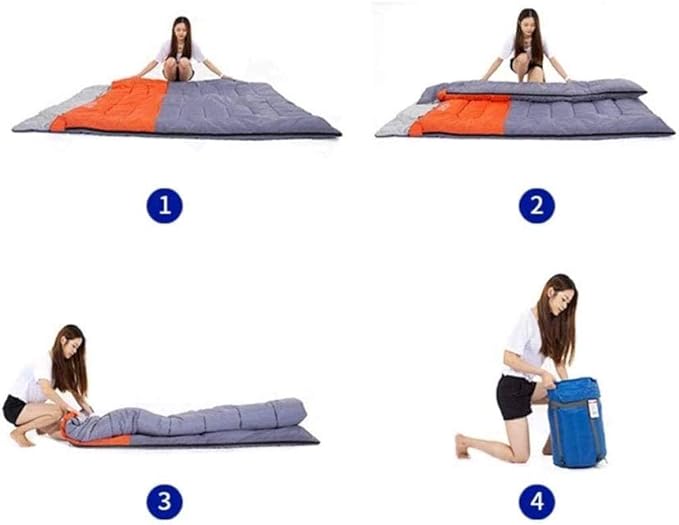 Ultralight Camping Sleeping Bag Winter Autumn Envelope Sleeping Bags Camping Couple Warm Bag