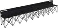 QUICKPLAY PRO Portable Folding Bench – Available in 4 6 and 9 Seats &amp 6-Seat Shelter | Heavy-Duty Fast Set-Up Seating for Sports Camping and Outdoor Activities