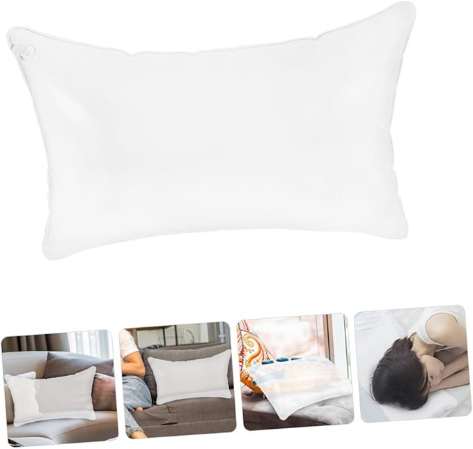 balacoo Inflatable Camping Pillow Insert Portable and Cushion for Travel Comfortable Inflatable Throw Cushion for Home and Outdoor Use Soft Material
