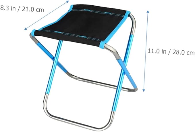 Portable Folding Stool Multi-Function Fishing and Camping Seat Compact Outdoor Chair for Beach BBQ and Travel Space-Saving Design