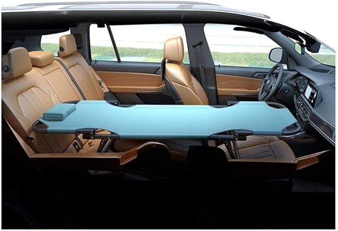 Car Travel Bed - Non-Inflatable Folding Cushion for Rear Seat - Portable Camping Cot