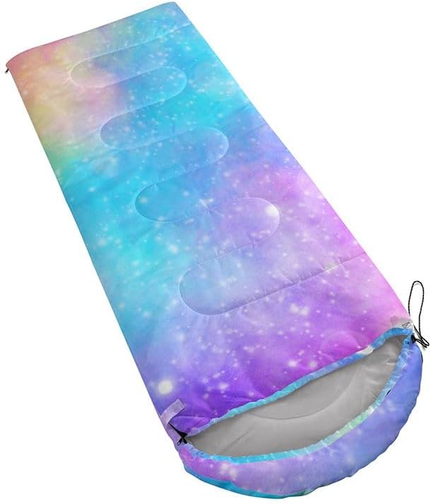 Kids Sleeping Bag for Boys Girls3D Basketball Print-Lightweight Warm Portable Outdoor Indoor-Waterproof Cold Weather Resistant Sleeping Bag for Camping Hiking