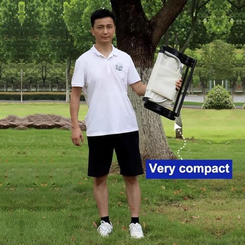 Lightweight Foldable Directors Chair with Carry Bag - Compact Armchair for Outdoor Camping Sports Tailgating Beach Fishing &amp Travel - Portable Seating Solution