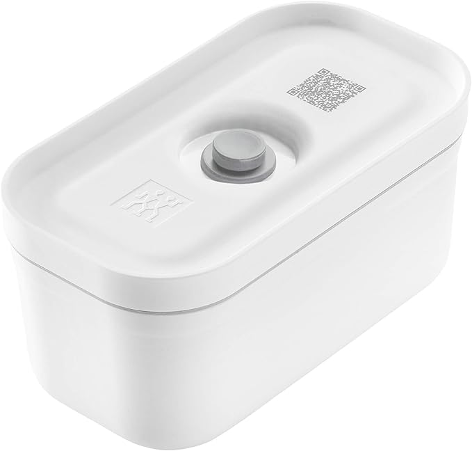 ZWILLING Fresh &amp Save Plastic Lunch Box Airtight Food Storage Container Meal Prep Container BPA-Free White - Small