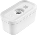 ZWILLING Fresh &amp Save Plastic Lunch Box Airtight Food Storage Container Meal Prep Container BPA-Free White - Small