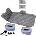 Inflatable Car Air Mattress Back Seat Bed with Air PumpThickened Portable Car Travel Sleeping Camping Air Mattress Blow Up Bed for Car Universal SUV