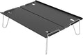 Camping Table 11.7 X 8.3 X 3.3in Portable Ultra Light Aluminum Alloy Folding Camp Side Table for Backpacking Camping Hiking Hunting Fishing