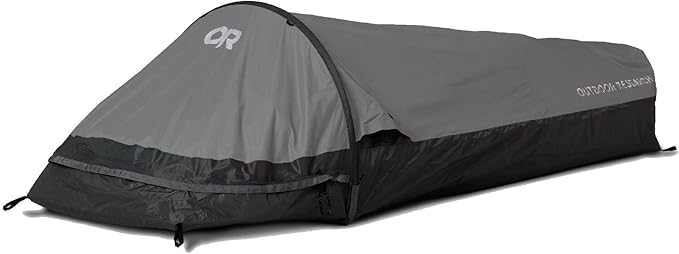 Outdoor Research Helium UL Bivy | Waterproof &amp Durable Ultralight Single Person Backpacking Tent Clam Shell No-See-Um Mesh