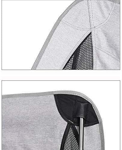 Ultralight Compact Portable Folding Chair Collapsible Camping Chair with Backrest Aluminum Alloy Frame for Fishing Picnic Hiking and Outdoor Activities