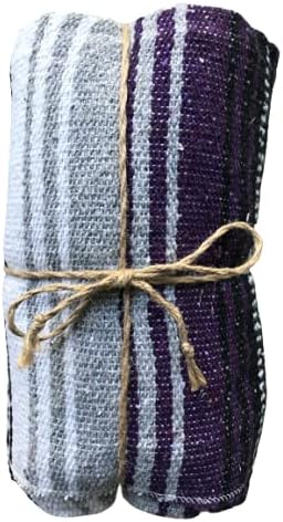 Authentic Mexican Falsa Blanket Perfect for YogaBeach CampingPicnic Car seat Cover Home Throw Decor(Purple)