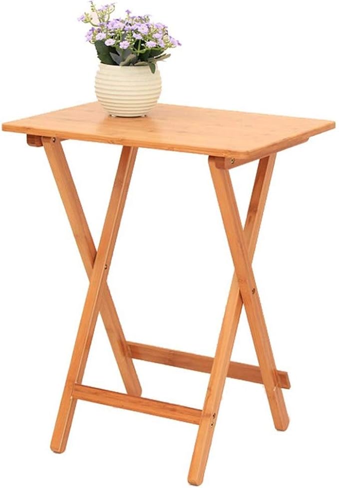 Folding Wood Table Hardwood Patio Porch Easy to Fold and Carry Perfect for Camping