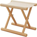 Small Chair Stools Folding Short Stool Camping Fishing Chair Shoe Bench for Hallway Foot Stool Under Desk Small Solid Wood Kids Chair Footstool for Living Room Outdoor(Beige)