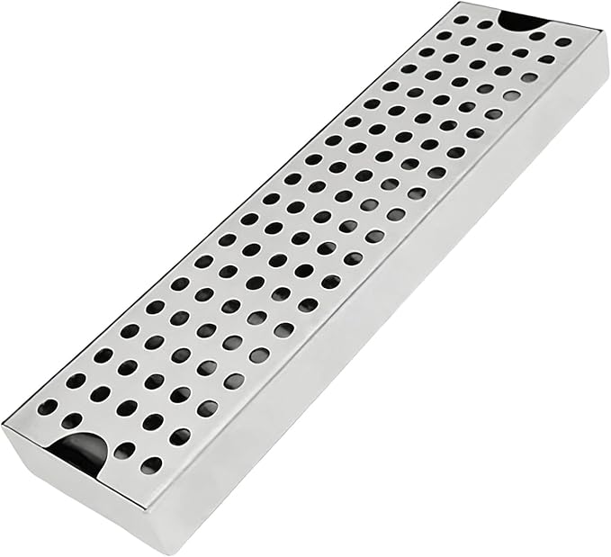 Easy Maintenance Stainless Steel Drain Board for Coffee and Wine Tool Draining Tray for Commercial Kitchen Equipments Stainless Rack