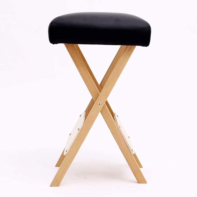 Solid Wood Folding Stool Portable Folding Stool Thickened Chair Outdoor Small Bench Shoe Changing Stool