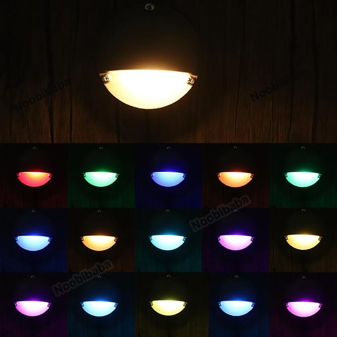 Low Voltage LED Deck Lights Color Changing 2W 12-24VAC/DC Replaceable RGBW G4 LED Bulb for Christmas Low Voltage Deck Lighting 2-Count with Waterproof Connectors