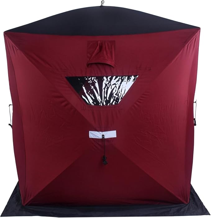 FastFish Series Pop-Up Portable 2-3 Person Ice Fishing Shelter