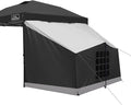 KAMPKEEPER Side TentCamping Tent for 10' x 10' Pop Up Canopy Easy Set Up GazeboCompatible with 10' Wide Canopy Tents (Black)