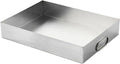Stainless Steel Drain Pan 20x20x5cm - Versatile Oil Catch Tray with Handle for Washing Machines Air Conditioners Refrigerators Cars &amp Kitchens - Durable Food Serving Tray