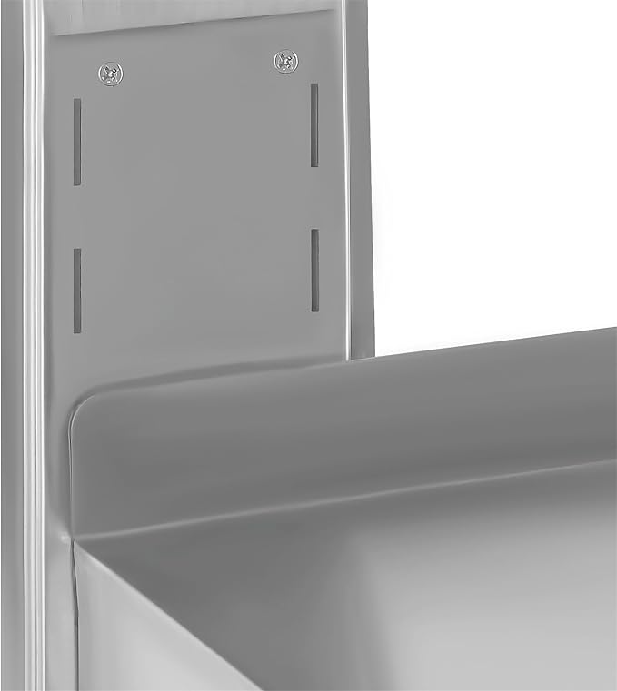 2 Tier Stainless Steel Wall Shelf 39.4 x 12.6 Commercial Floating Wall Shelf with Brackets Adjustable Double-Layer Metal Heavy Duty Storage Rack for Restaurant Kitchen Bar Home Hotel