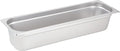 Winco Half Size (Long) 4 Deep Metal Food Pan/Steam Table Pan Anti-Jam 22 Gauge