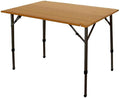 TravelChair Kanpai Bamboo Wine Table Foldable for Easy Travel and Camping