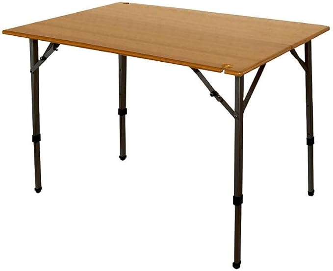 TravelChair Kanpai Bamboo Wine Table Foldable for Easy Travel and Camping