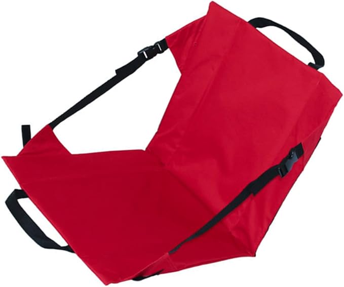 SUPVOX Step Lights Outdoor Folding Seat Cushion Backrest for Camping Fishing Sports Garden Compact Storage