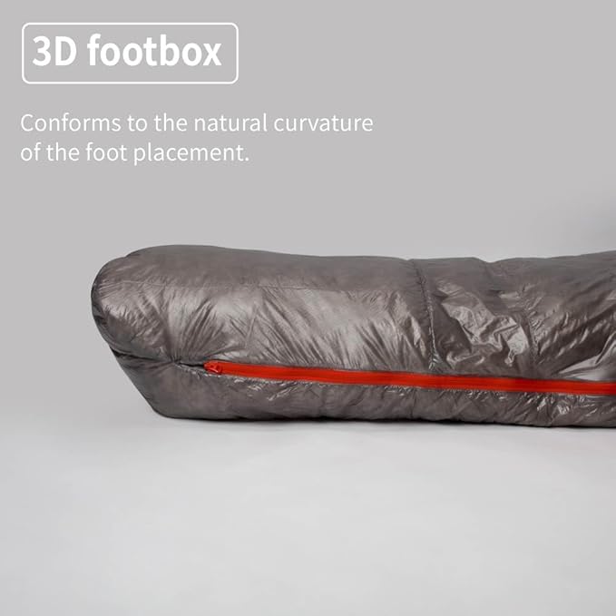 Dusk Upgrade 7D Ultralight 800FP Ultra Dry Down Pro Sleeping Bag Backpacking Camping Hiking for Men &amp Women