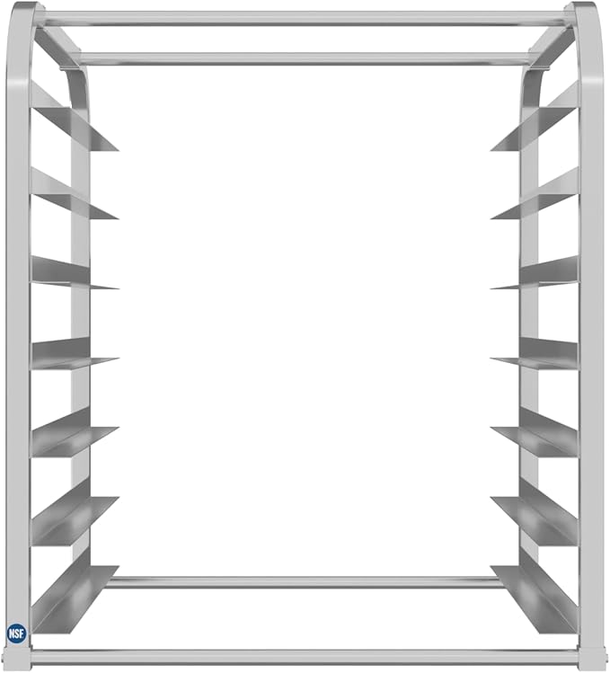 7 Pan End Load Countertop Bun/Sheet Pan Rack - Unassembled