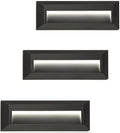 ZONK LED Step Lights 110-240V OutdoorIndoor Stair Lights Waterproof IP65 2W 4000K Lighting for Stairs Hallway Pathway Porch (Non-Dimmable Easy Install) 3Pack