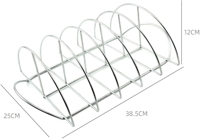 Half circle steak barbecue grill for grilling thick steaks chicken wings vegetables and seafood with optimized heat flow and rust resistant materials