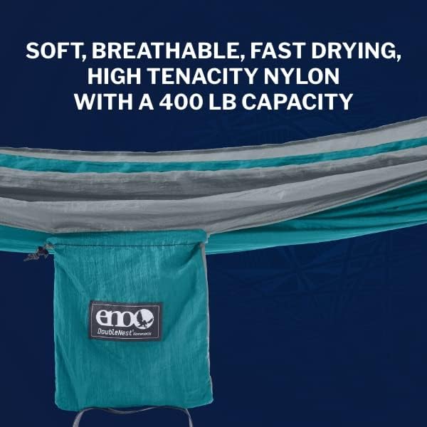 ENO Eagles Nest Outfitters DoubleNest Lightweight Camping Hammock 1 to 2 Person Special Edition Colors ATC