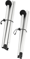 QINGFAN 2Pcs Folding Beach Tent Poles Light Weight Canopy Poles Adjustable Length Outdoor Awning Poles
