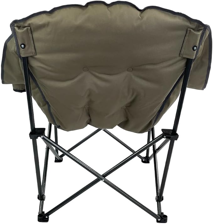 Oversized Folding Camping Chair - Portable and Comfortable 400 lbs. Weight Capacity - Perfect for Camping and Outdoor Activities