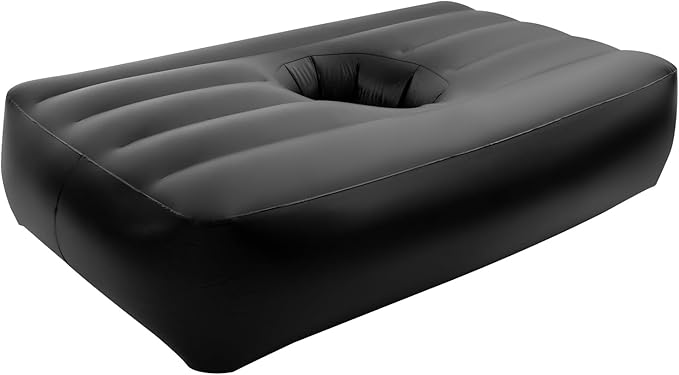 BBL Bed After Surgery for Sleeping Brazilian Butt Lift Recovery Pillow with Hole Inflatable Pool Float Floatie Large Blow Up Summer Beach Swimming Floaty Party Toys for Kids Adults