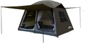 Three Bears 6-Person Tent 3000mm Waterproof Double-Layer Tent with Room Dividers Family Tent with Color-Coded Connection Buckles Front and Rear Vestibules Can Be Set Up as Sunshade Canopies