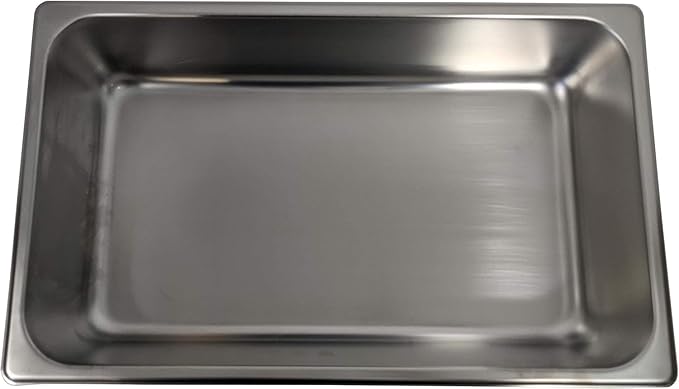 Soro Essentials- Full Size 4 Deep Stainless Steel Anti-Jamming Steam Table Pan 24 Gauge- Chafer Food Pan Stackable Anti-Jam Steam Pans for Hotel Restaurant Supplies Party Buffet Event Catering