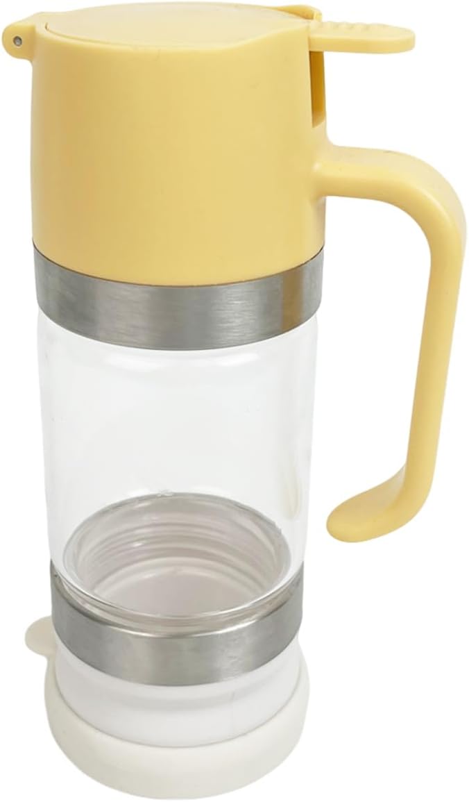 High Borosilicate Glass Honeys Bottle Leak Storage Container for Syrups and Sweeteners Portable Syrup Dispenser Kitchen
