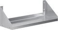 AmGood Stainless Steel Wall Shelf with Side Guards (36 Long x 12 Deep)
